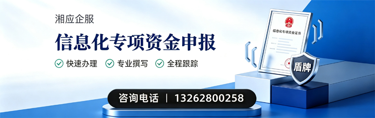 唐山信息化专项资金申报服务