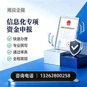 唐山信息化专项资金申报服务